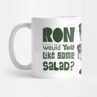 Ron Swanson Thoughts - No Salad Mug